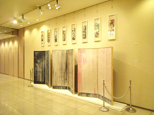 K’sコンセプト 志村英美と吉本伊織展　「近くの色、彼方の色彩」　展示風景　  Hidemi Shimura