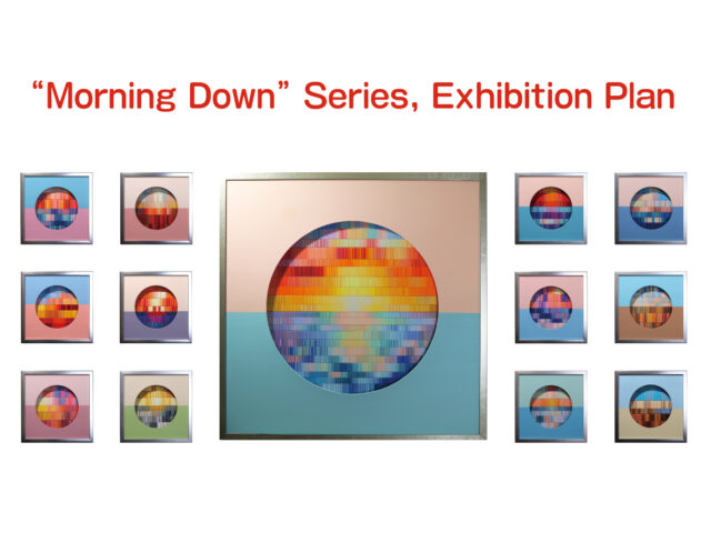 Morning Dawn シリーズ 新作19点 アップしました！ 現代美術, 志村英美, シムラヒデミ, アート ART, hidemishimura, fiberart, contemporaryart Hidemi Shimura